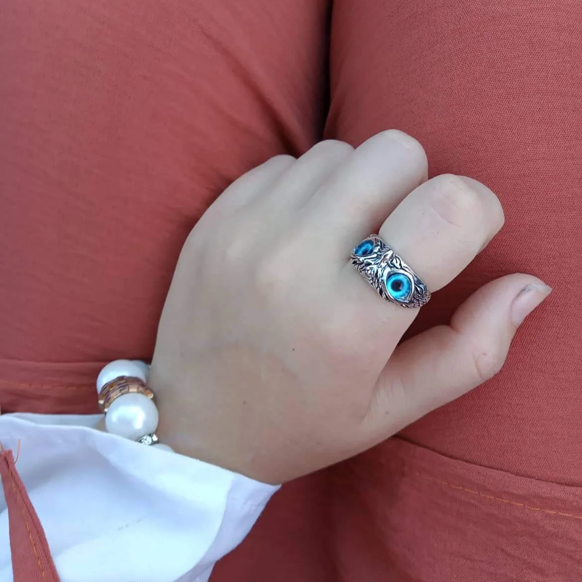 Bague hibou