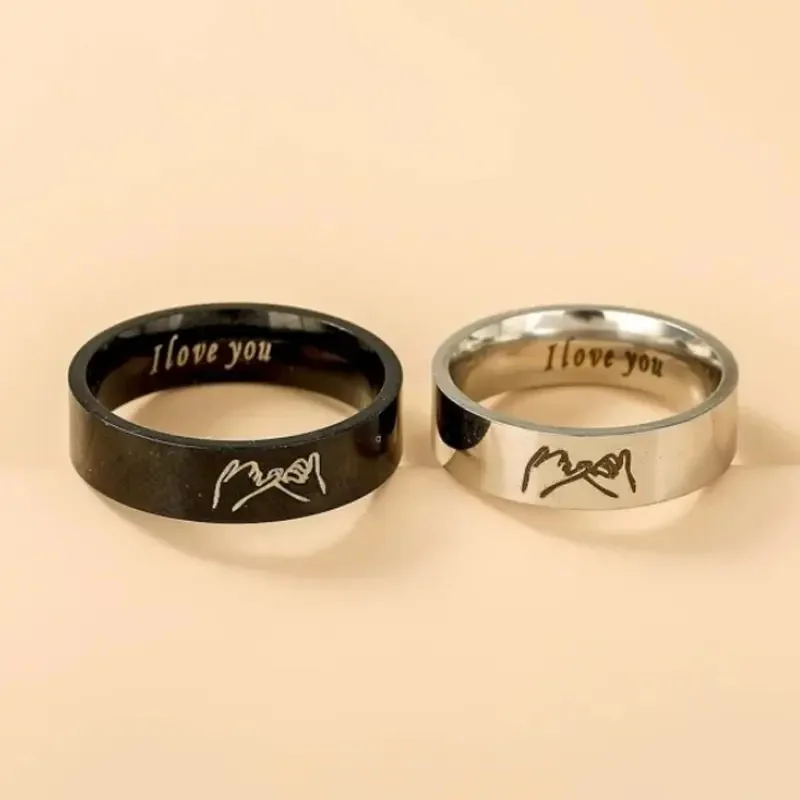 Bague couple I LOVE YOU