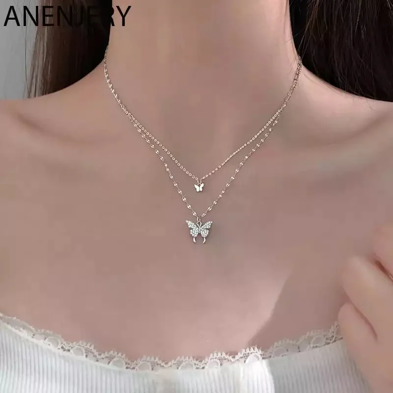 Collier papillon plomb