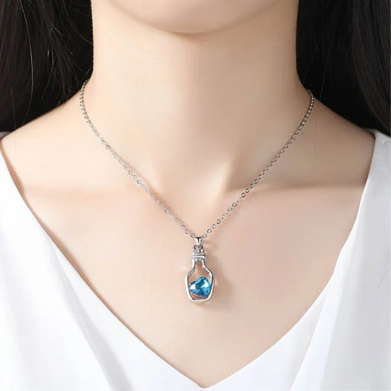 Collier bouteille d'amour