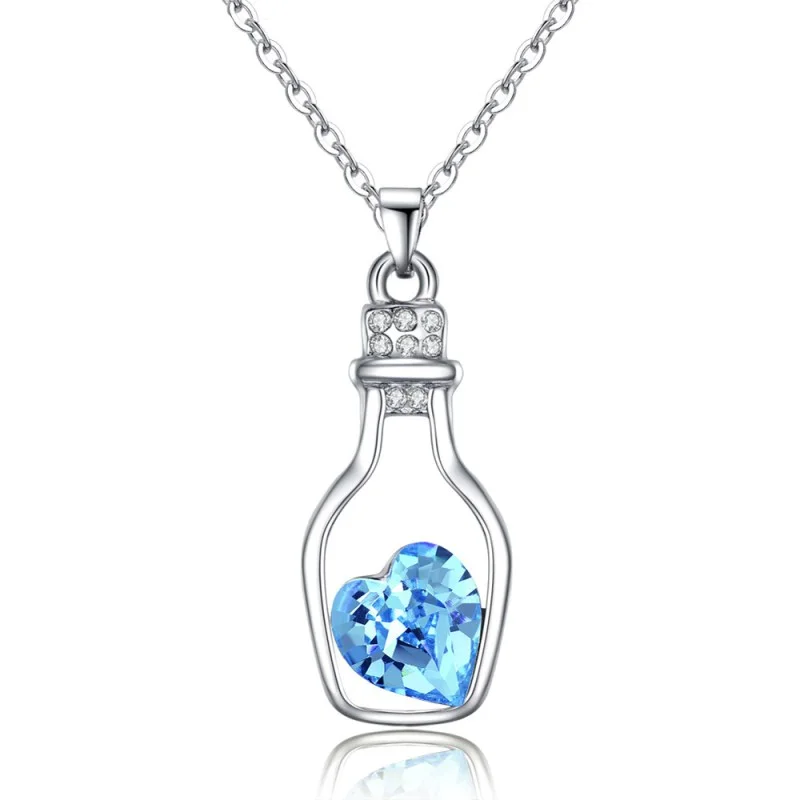 Collier bouteille d'amour