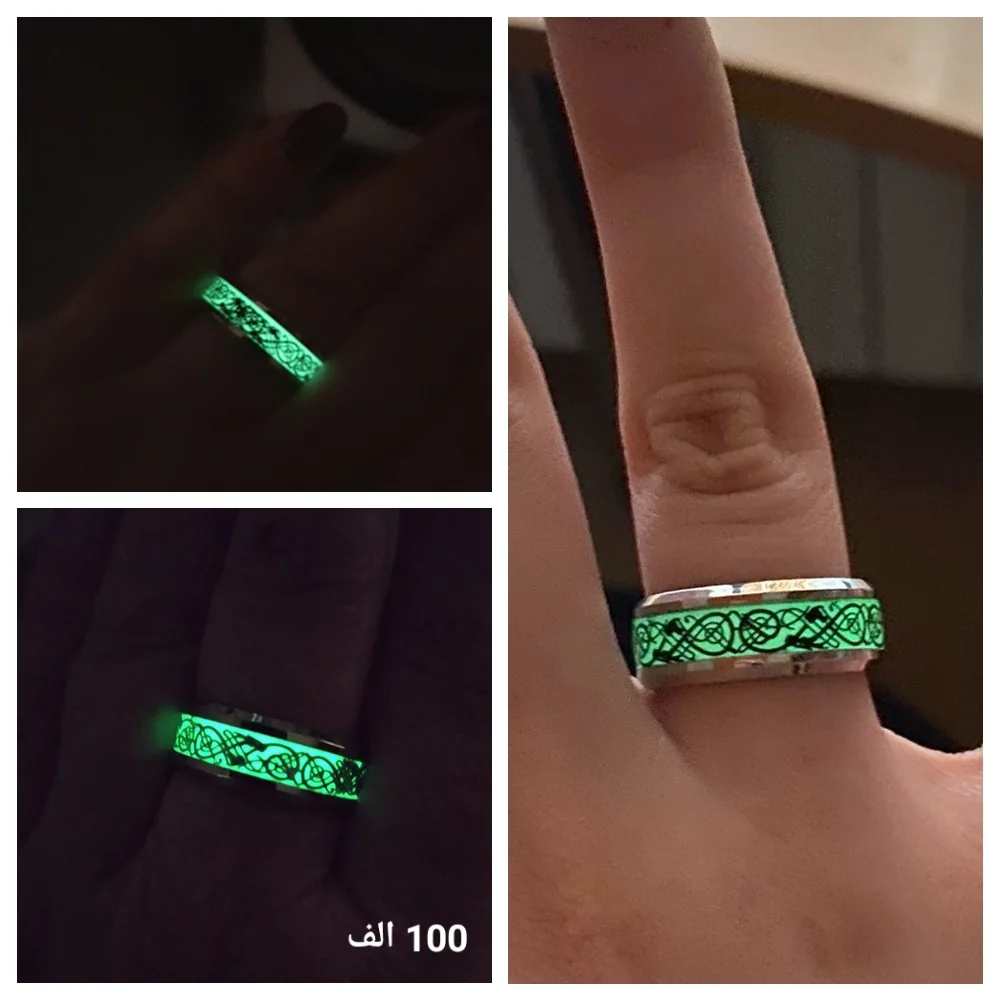 Bague Dragon lumineux