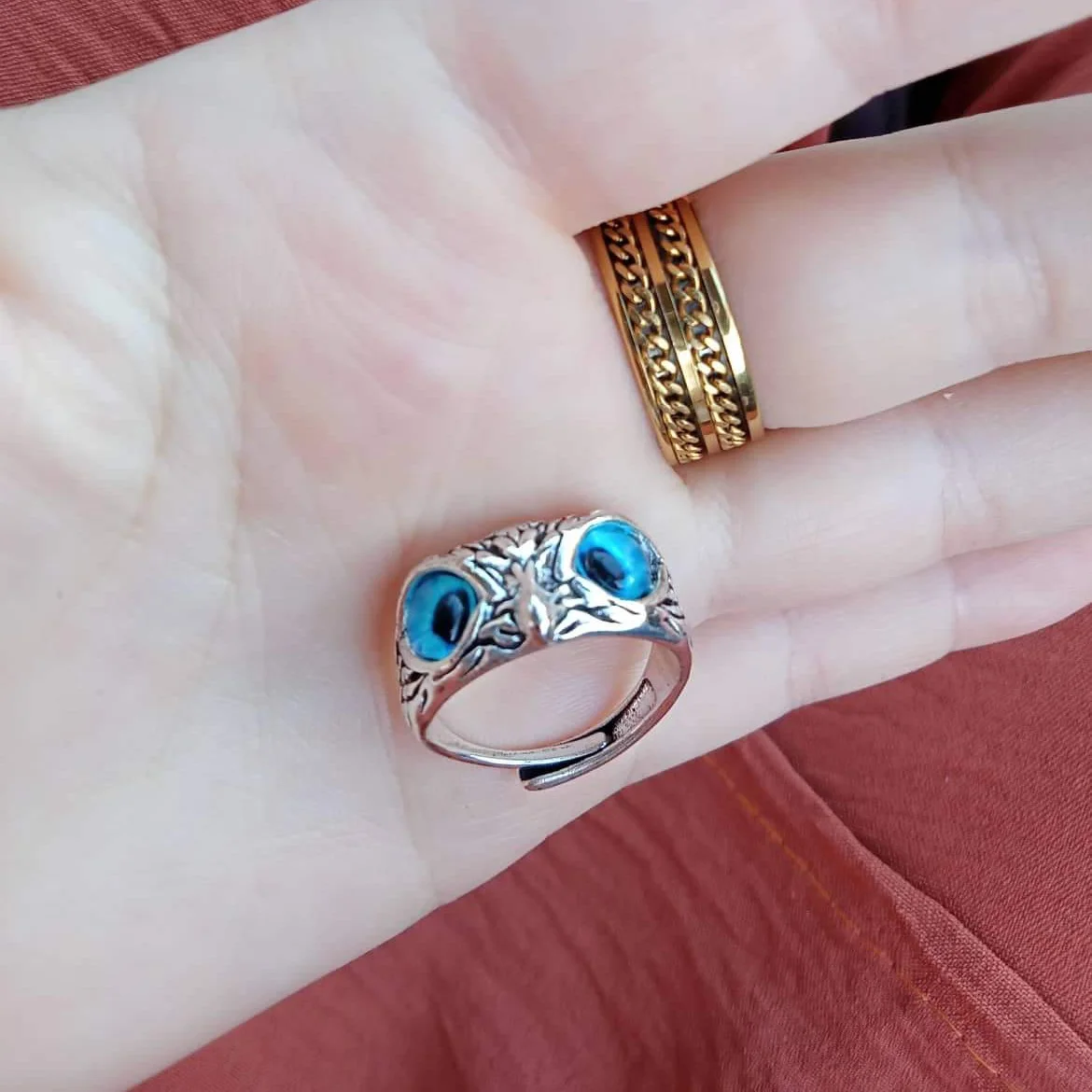 Bague hibou