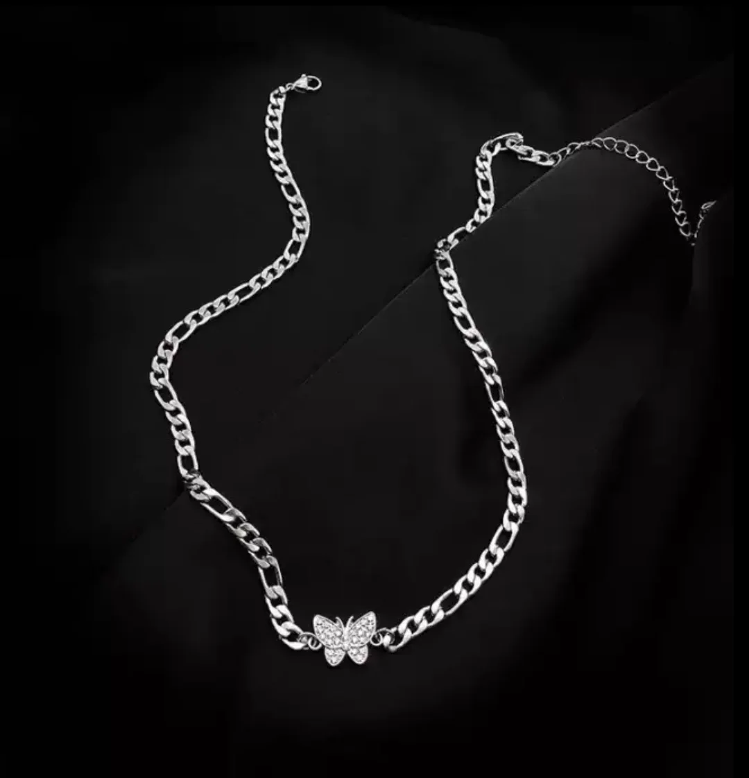 Collier papillon plomb