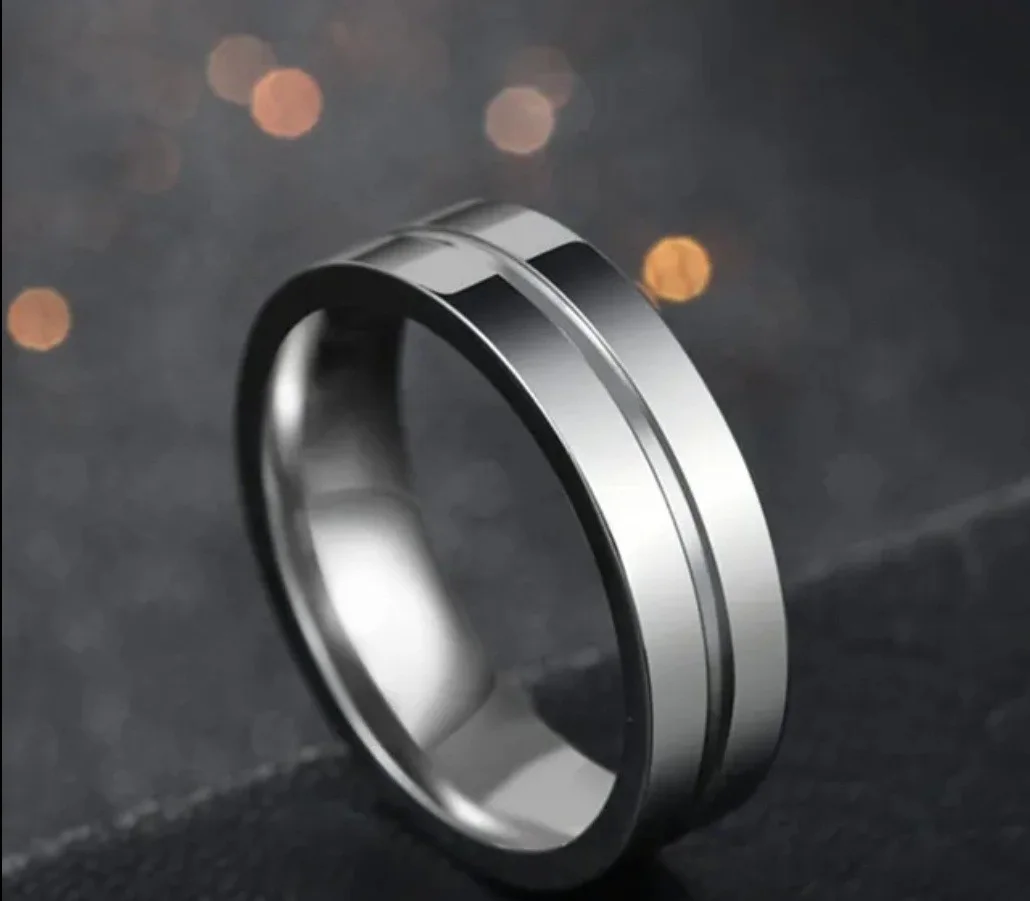 Bague simple acier inoxydable