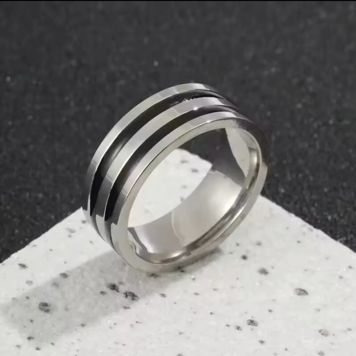 Bague simple acier inoxydable