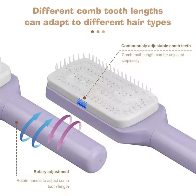 SELF CLEANING HAIR BRUSH