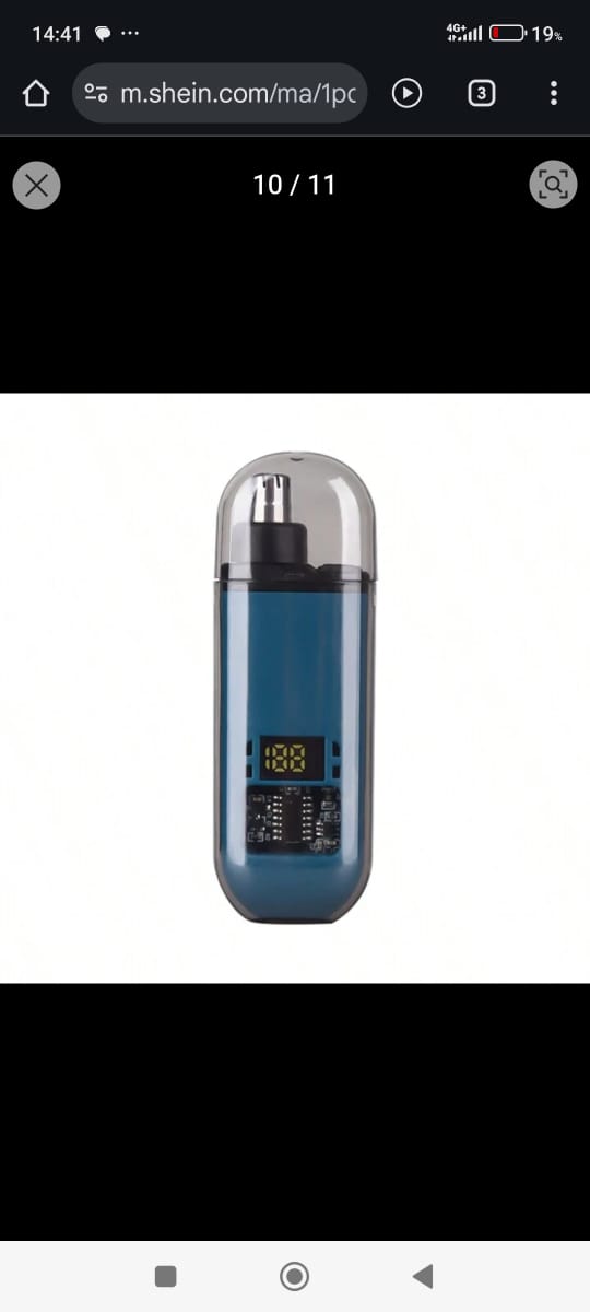 Konica Tondeuse de nez portable pour homme,