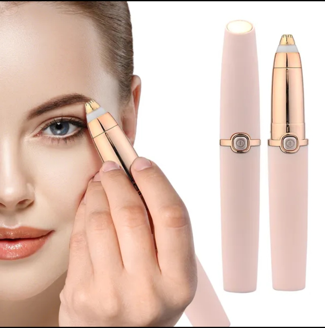 Tondeuse à sourcils électrique à tête de coupe d'arc portable, légère et indolore PRITECH