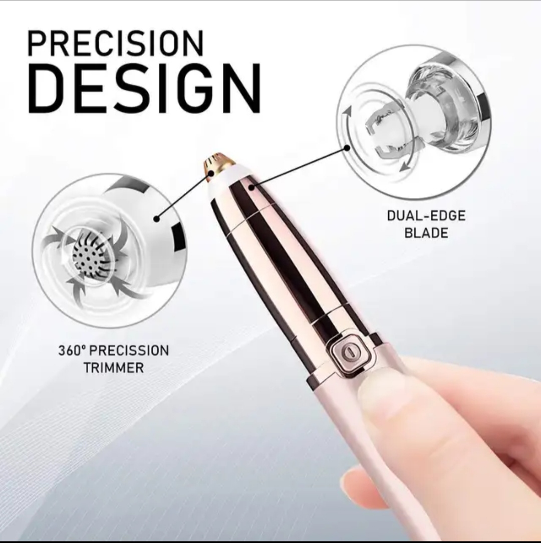 Tondeuse à sourcils électrique à tête de coupe d'arc portable, légère et indolore PRITECH