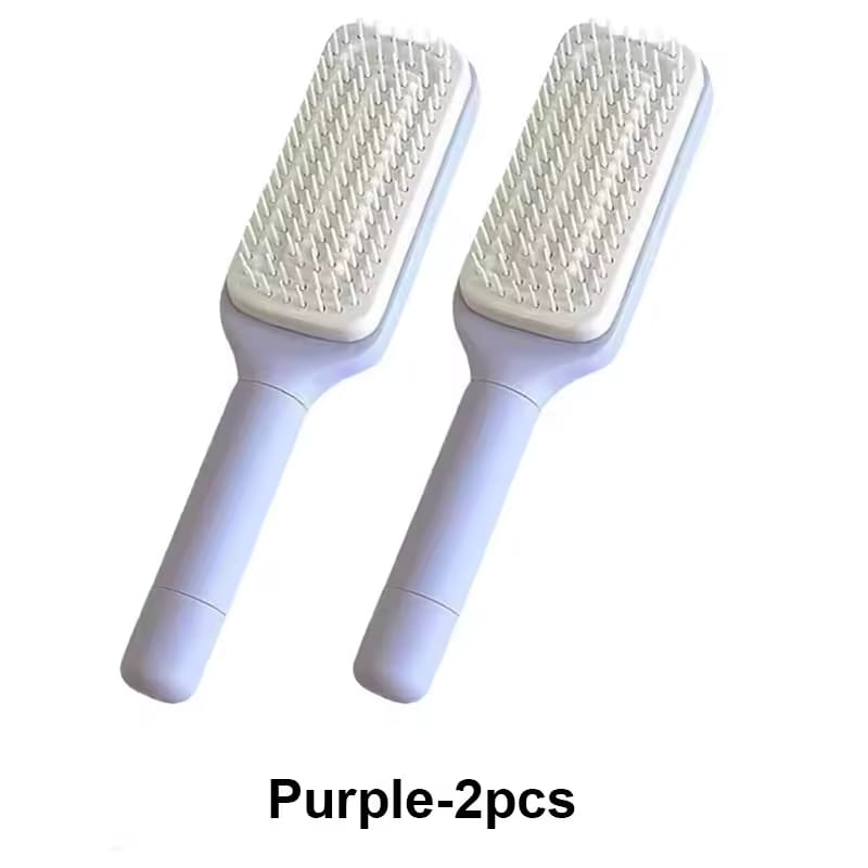 SELF CLEANING HAIR BRUSH