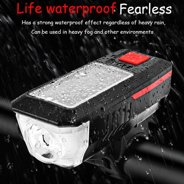 Lampe solaire LED pour vélo