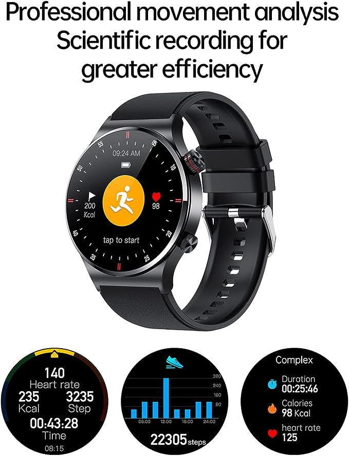 Kasituny QW33 Smart Watch Multifunctional Health Monitoring IP67