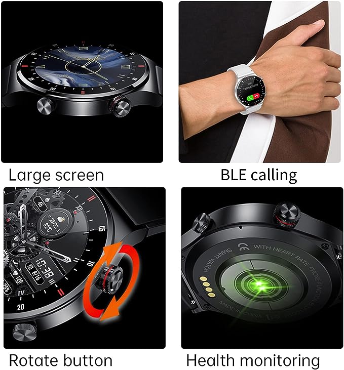 Kasituny QW33 Smart Watch Multifunctional Health Monitoring IP67