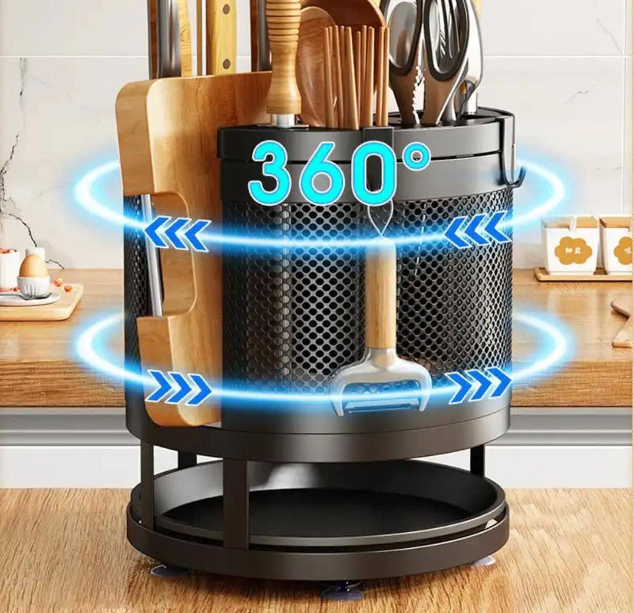 Porte -couteau rotatif a 360 °