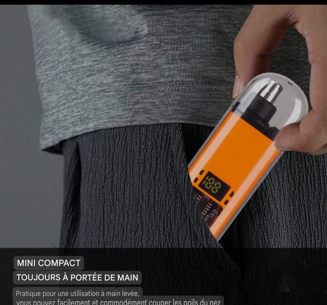 Konica Tondeuse de nez portable pour homme,