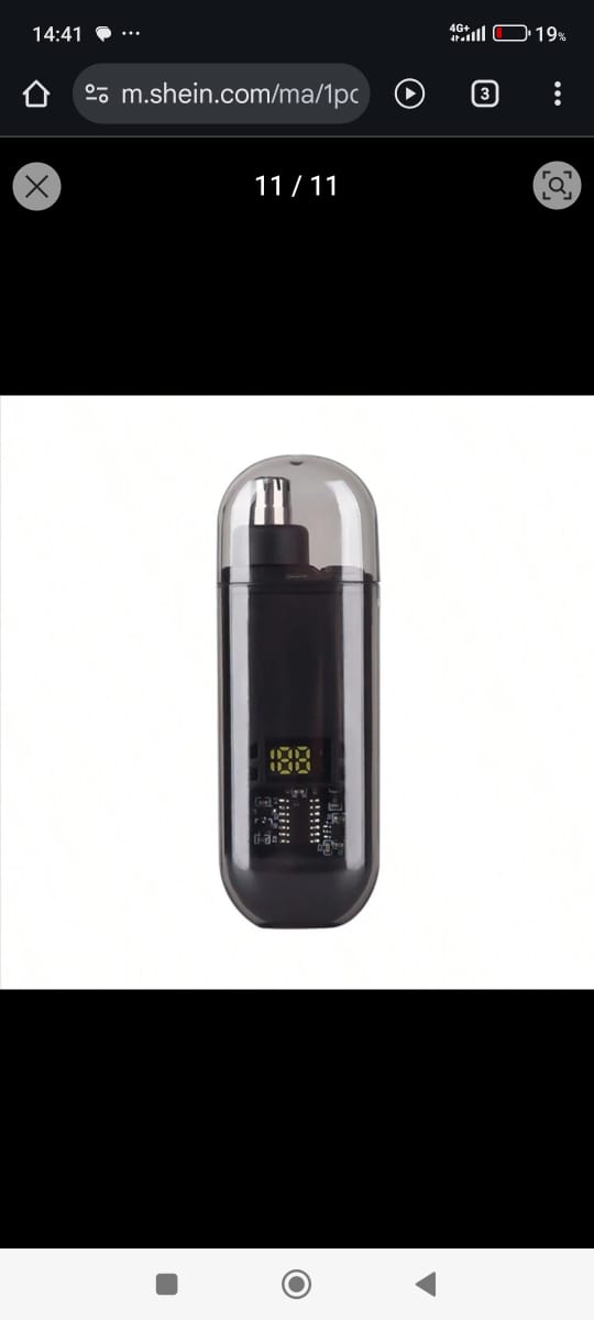 Konica Tondeuse de nez portable pour homme,