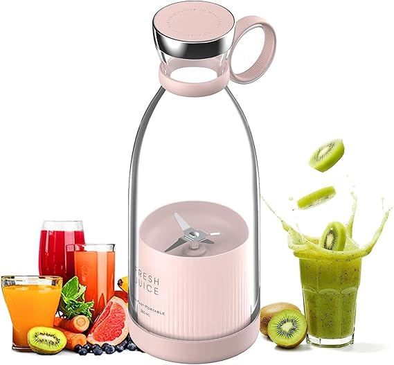 Fresh Mixeur de fruit à 4 lames, portable recharge USB