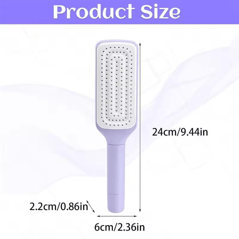 SELF CLEANING HAIR BRUSH