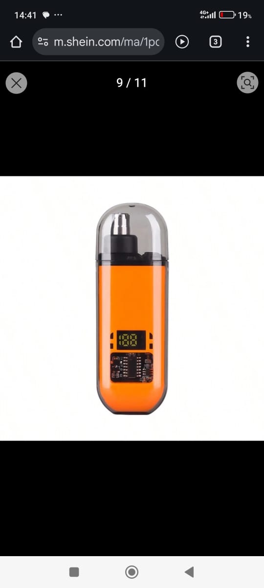 Konica Tondeuse de nez portable pour homme,