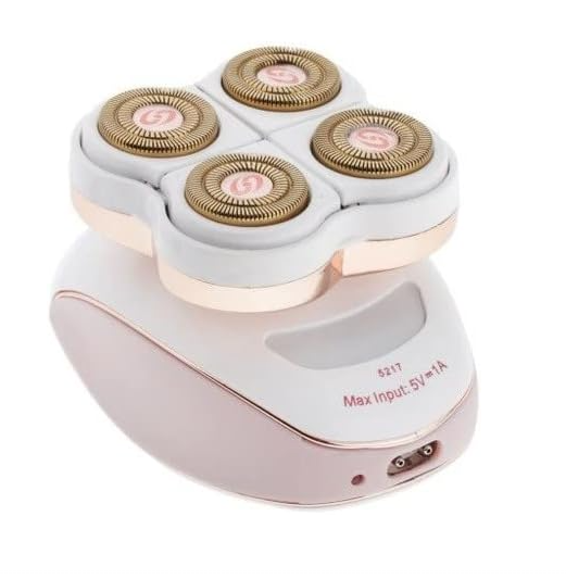 ماكينة حلاقة كهربائية سموث تاتش فلوليس ساقين بدون الم للنساء والسيدات من تيمبو دي سالدي - ماكينة حلاقة كهربائية للنساء مع ازالة شعر الوجه، ماكينة حلاقة الجسم للنساء