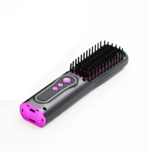 مشط التصفيف ثنائي الاستخدام هذا يُفرد ويُجعّد الشعر بكل سهولة، مُوفرًا خيارات تصفيف مُتنوعة لأي مناسبة