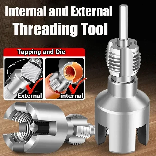 رأس المثقاب الكهربائي 2 في 1 للأنابيب متعدد الاستخدامات -الأداة الثورية التي تجمع بين البساطة والكفاءة ( 2PCS )