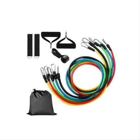 مجموعة حبال المقاومة من 11 قطعة، للرجال والنساء