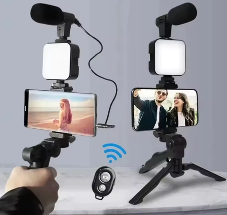 استوديو تسجيل متنقل للهواتف – مثالي للبث المباشر وتيك توك ويوتيوب