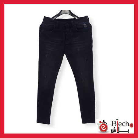 Pantalon Jean Déchiré Regular Fit