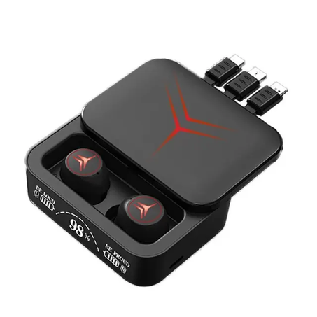 TWS M88 Wireless Headphones Sliding Cover Gaming Earphone