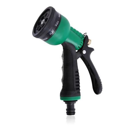 High-pressure Lever Spray with Ajustable Hose Nozzles - 8 Pattern