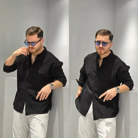 Chemise Colle Chinois