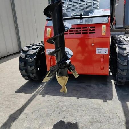 Skid Steer Loader Earth Auger Attachment