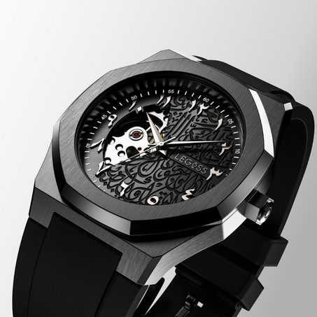 ساعة فاخرة تجمع بين الخط العربي الأصيل والستايل العصري