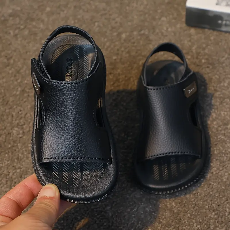 صندلة جلدية أنيقة للأطفال