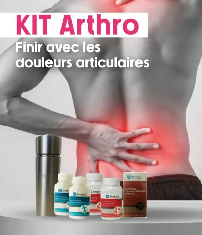 Le kit Arthro inclue : 1 Gobelet Alcalin + 2 Calciums + 2 Arthtro.