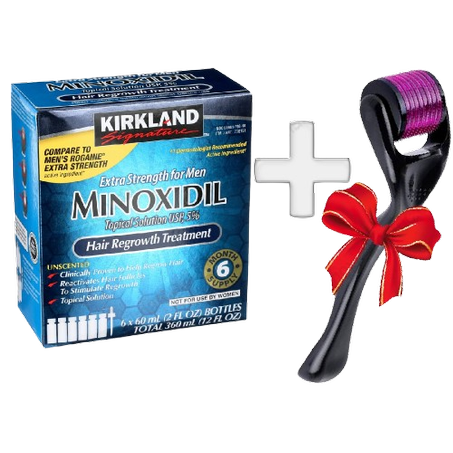 6-Minoxidil plus derma roller