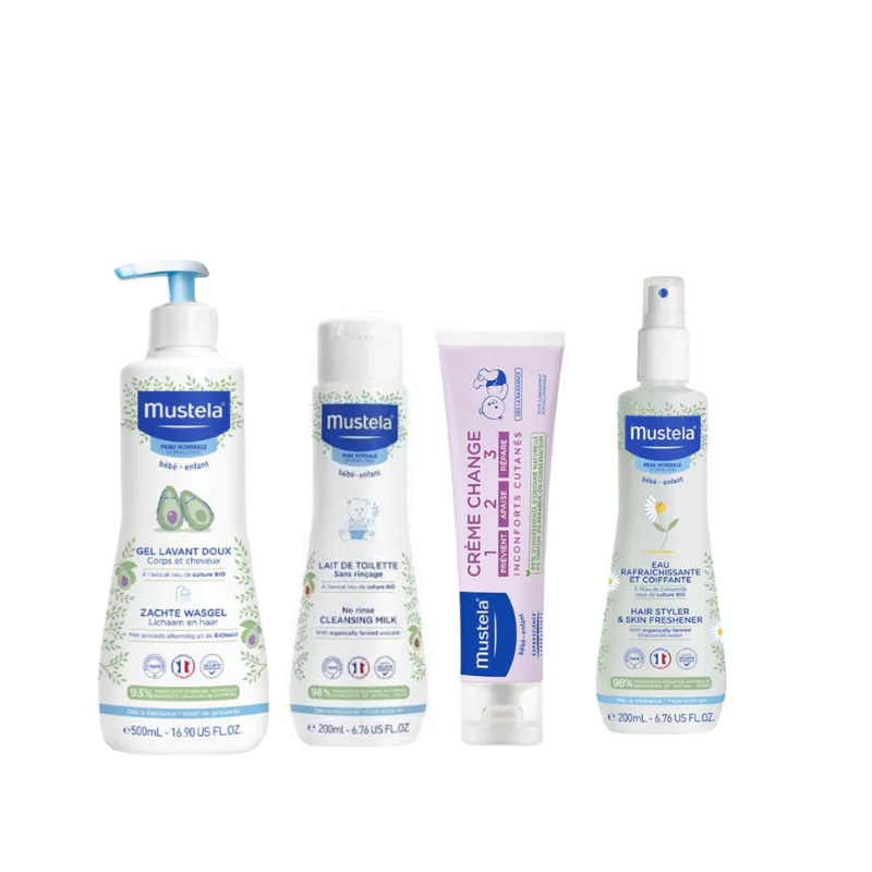 حزمة MUSTELA  المتكونة من 4 منتجات