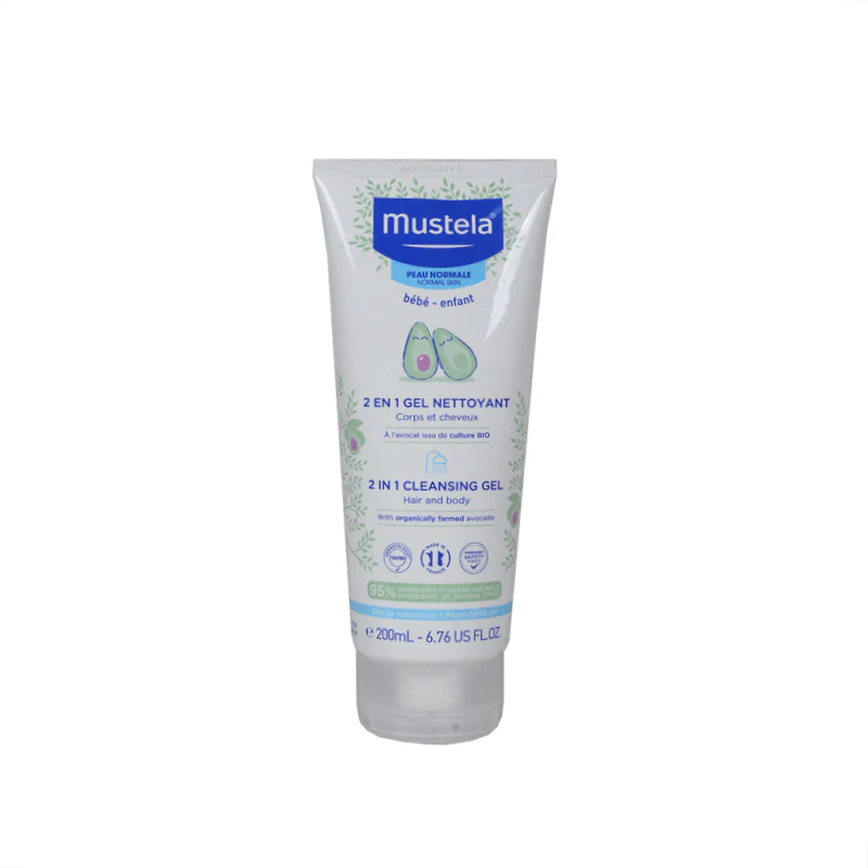 جل تنضيف للشعر و الجسم MUSTELA