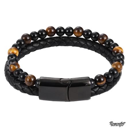 Bracelet oeil de tigre en pierres naturelle