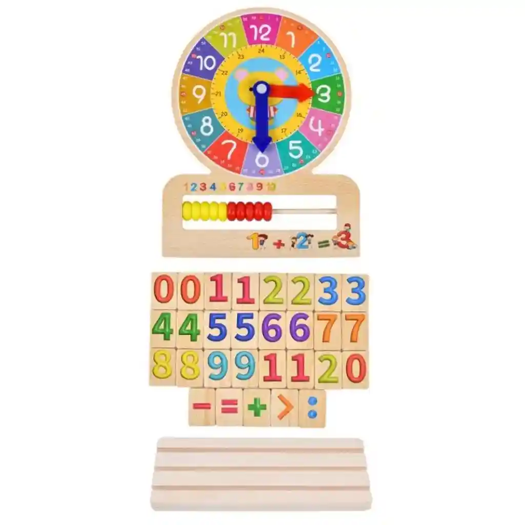 🧩 ساعة التعلم الذكية Montessori Clock