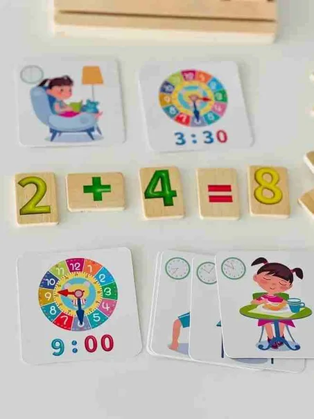🧩 ساعة التعلم الذكية Montessori Clock