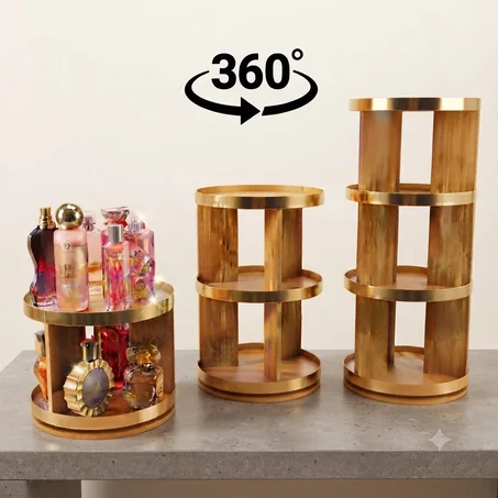 منظمات مكياج، عطور، كريمات، مستحضرات التجميل والاكسسوارات.