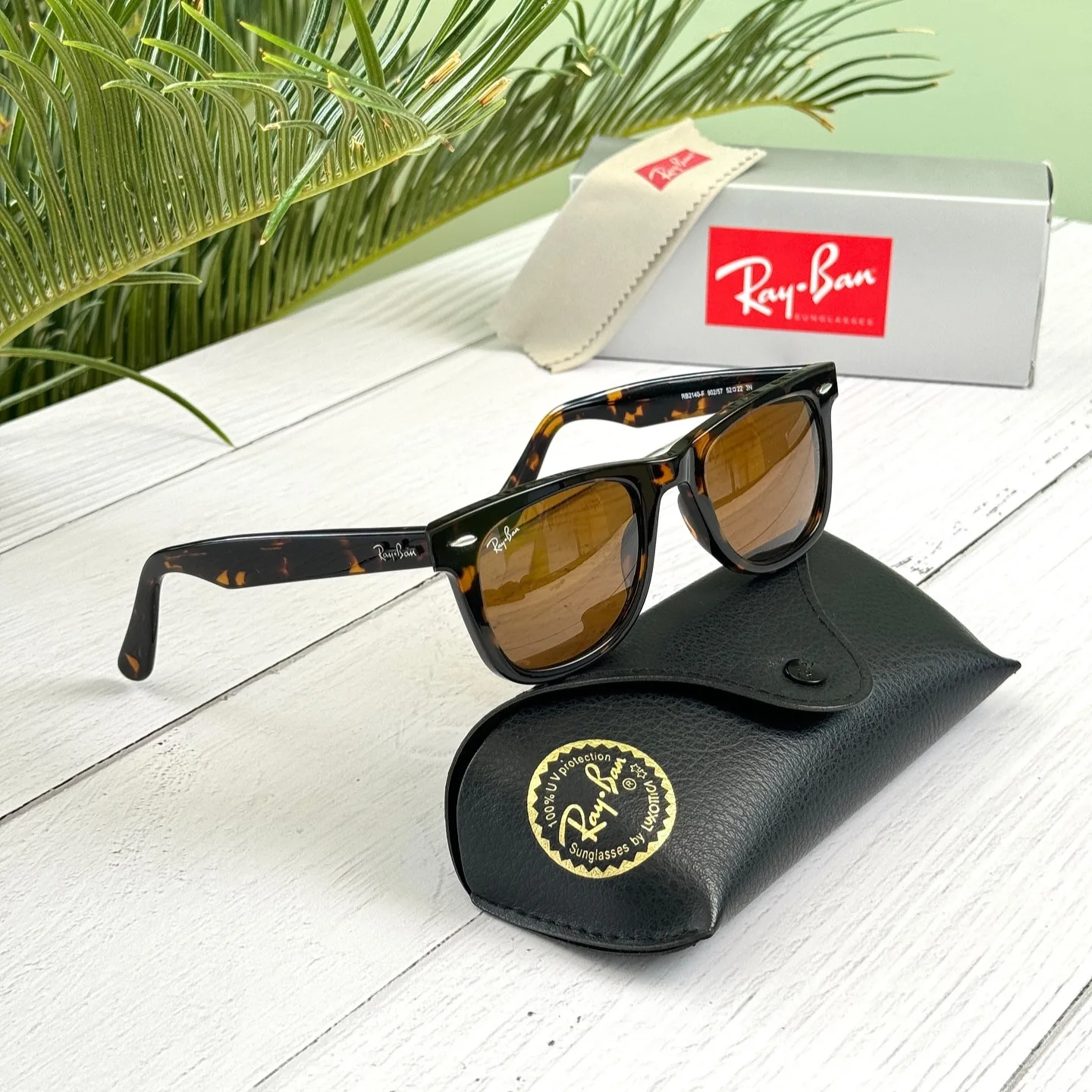 RAY-BAN WAYFARER TIGER MARRON