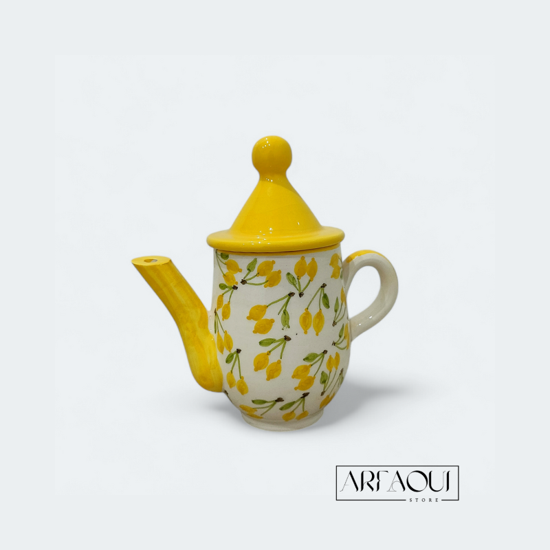 Service Café Citron Duo avec plateau rectangulaire et mini tajine