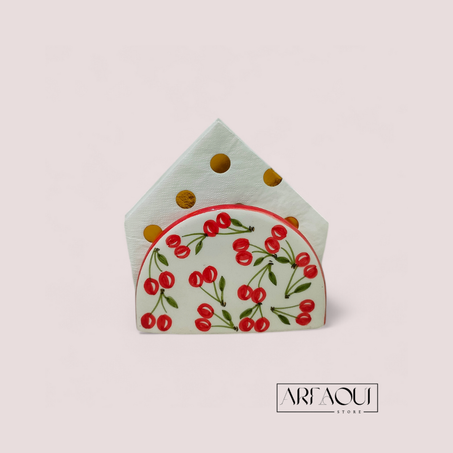 Porte serviette Design Cerise