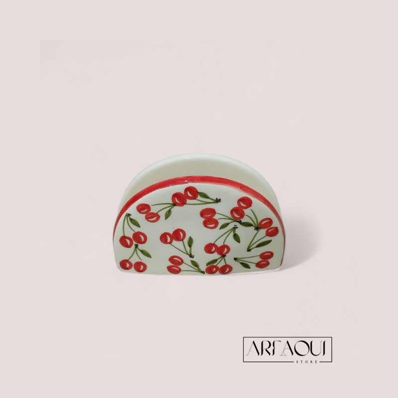 Porte serviette Design Cerise