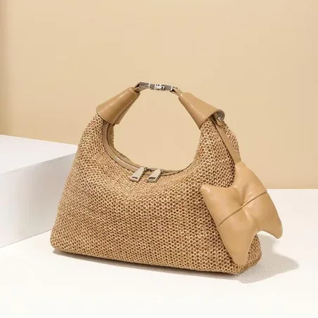 Sac à Main Femme en Paille Tressée