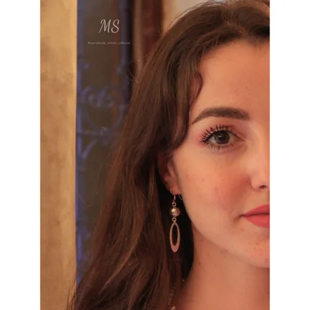 Silver earrings